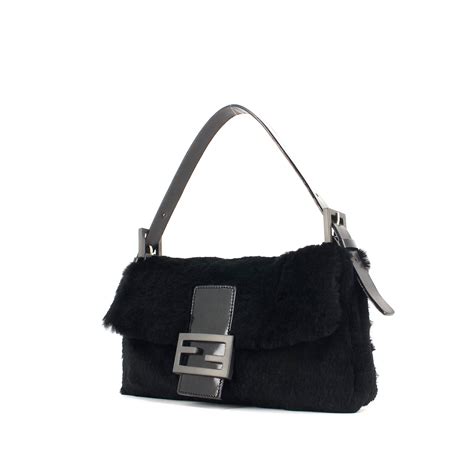 borsa fendi nera con scritta|borse di fendi donna.